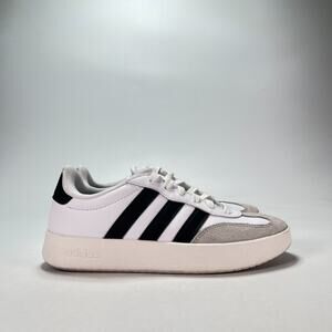 Adidas Barreda White Black Grey Casual Low Top Sneakers IH1229 Women's Size 7.5